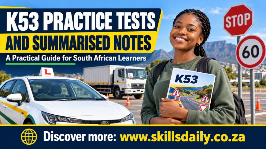 K53 Practice Tests and Summarised Notes: A Practical Guide for South African Learners
