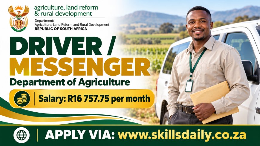 DRIVER/MESSENGER - Department of Agriculture