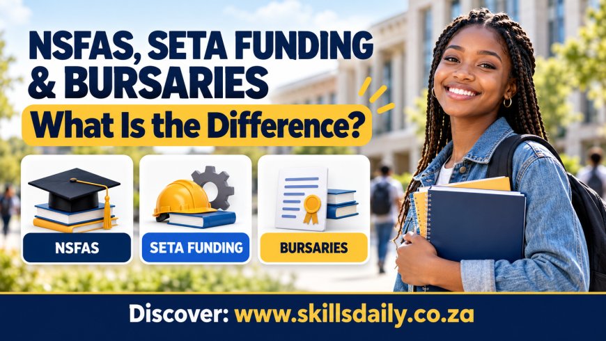 NSFAS, SETA Funding and Bursaries: What Is the Difference?