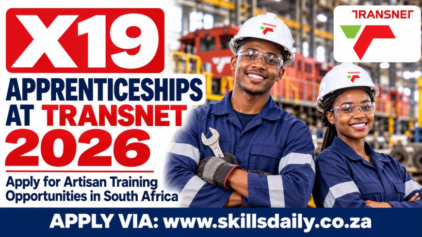 X19 Apprenticeships at Transnet 2026: Apply for Artisan Training Opportunities in South Africa