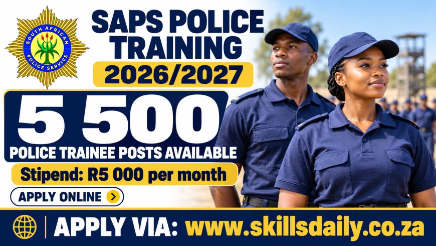 5 500 Police Trainee Posts Available – Apply HERE: SAPS Training