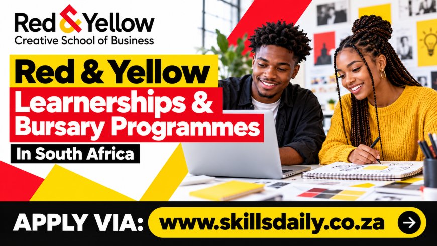 Red & Yellow Creative School of Business Learnerships and Bursary Programmes in South Africa